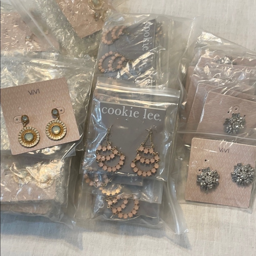 50 pairs of earrings
